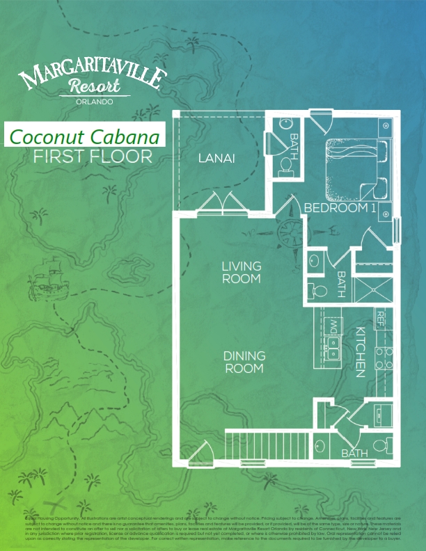 Floor Plans Coconut Cabana Margaritaville Resort Orlando